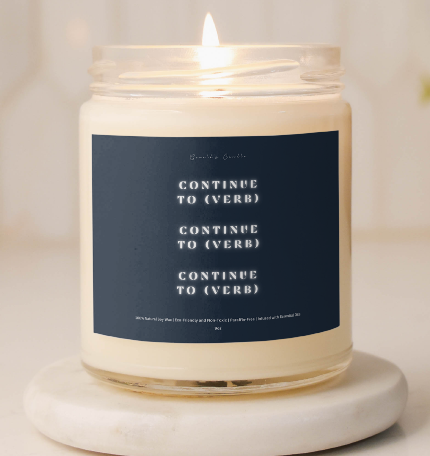 Personalized Label | Soy & Coconut Wax