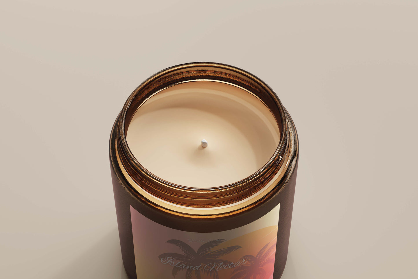 Tropical Mango & Coconut Scented Candle | 100% Coconut Wax | Paraffin Free | Eco-Friendly | Summer Candle | Unique Birthday Gift